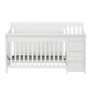 Cuna para Bebé en Oferta, Cuna de Madera para Bebés, Cunas para Niños, Cama Infantil que se Convierte en Cama para Adultos - Product Image 4