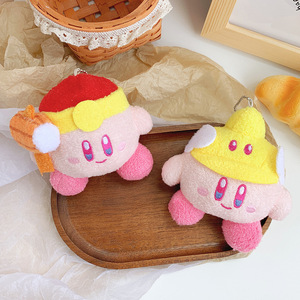 Nuevo Modelo de Peluche de <span class=keywords><strong>Kirby</strong></span> con Gorro de 12 cm, Adorable Muñeco de Peluche de <span class=keywords><strong>Kirby</strong></span>, Muñeco de Peluche de Anime, Colgante para Bolsa, Adorno - Product Image 6
