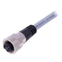 SIGNAL 7/8 Kabel RF Fleksibel Tinggi dengan Konektor 3/4/5 pin PVC/PUR BNC IP67/IP68 Cetakan untuk Robotika Otomotif OEM/ODM
