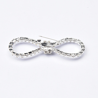Nouvelle broche à boucle en strass pour costume français, chaussures, accessoires de vêtements, diamant brillant, décors élégants exquis