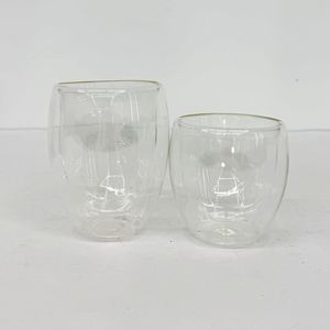 USA RTS 8oz 12oz 15oz Pre-drilled Double Walled Insulated Snow Globe White Wine <b>Glass</b> <b>Tumbler</b> Mugs Cup for DIY Glitter - Product Image 3