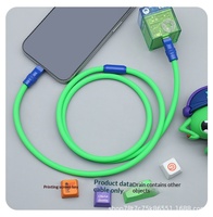 Câble de charge rapide USB Type-C vers Type-C 3A certifié MFI PD240W avec conducteur en silicone et métal pour iPhone 13-17 et appareils Android (en boîte)