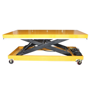 Mesa elevadora de tijera eléctrica móvil de alta calidad Plataforma elevadora con rodillo hidráulico - Product Image 6