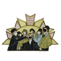 Épingles promotionnelles Logo personnalisé dessin animé en métal mignon or carotte oiseau Animal or métal crème glacée dur émail doux épinglettes