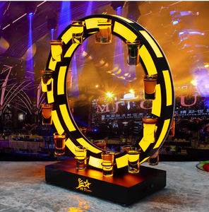 Mới đến! LED thắp sáng <span class=keywords><strong>acrylic</strong></span> xoay bắn kính chuyến bay Khay xoay kính hiển thị đứng - Product Image 2