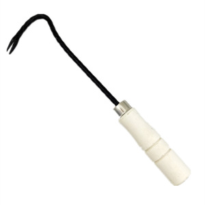 Spatola per <span class=keywords><strong>bonsai</strong></span> nera in acciaio forgiato a mano con manico in legno; Forca per allentare il terreno; Gancio per radici a punta singola; <span class=keywords><strong>Rastrello</strong></span> per diserbo; Raccogli erbacce - Product Image 1