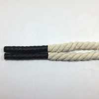 Cordon en macramé en coton torsadé avec logo personnalisé de haute qualité pour sacs et vêtements Corde de tir à la corde épaisse pour textiles de maison