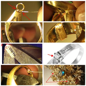 YAG เครื่องเชื่อมเลเซอร์ตั้งโต๊ะสีเงินทองขนาดเล็กสำหรับงานทันตกรรมเครื่องเชื่อมเลเซอร์สำหรับซ่อมแซมเครื่องประดับ - Product Image 4