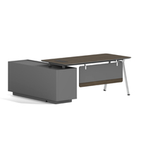 Bureau de direction de luxe léger de haute qualité pour PDG, mobilier de bureau haut de gamme et simple pour président et directeur général