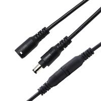 Cordon d'alimentation CC personnalisé avec connecteur verrouillable, ensemble de prises à clipser 2 broches, certifié CE 5.5x2.1 3.5x1.35, faisceau OEM