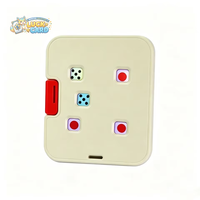 YJ Creative Dice Shape 5 Hole EDC Fidget Slider One Side Pressing Fidget Toy Portable Plastic Stress Relief Focus Toy Unique