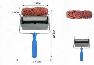 Rodillo de Pintura Texturizado de 6 Pulgadas <span class=keywords><strong>para</strong></span> Decoración de <span class=keywords><strong>Paredes</strong></span>, Rodillo de Pintura 3D <span class=keywords><strong>con</strong></span> Diseño 1033 - Product Image 2