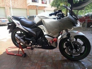 Tubo de escape delantero completo plateado modificado para motocicleta Phantom 150 <span class=keywords><strong>War</strong></span> God <span class=keywords><strong>Shadow</strong></span> 150 KPR150DY150, incluye muelles y soporte de montaje - Product Image 6