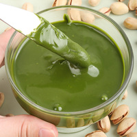 Pâte de pistache verte, beurre de noix, pâte de pistache pour gâteau au yaourt basque, pain, toast, thé au lait, chocolat de Dubaï, ingrédients de pâtisserie