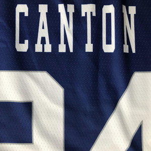 Uniforme de camiseta de fútbol americano de secado rápido Anti-UV de malla transpirable con diseño de logotipo de número de equipo personalizado impreso - Product Image 3