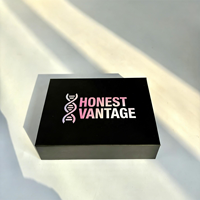 Caja de Embalaje para Viales de Péptidos con Logotipo Personalizado, Caja de Cartón Magnética Negra Mate para Impresión de Cajas de Péptidos de 3 ml, 5 ml y 10 ml