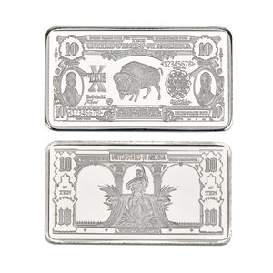 Özel abd doları gümüş Bar külçe barlar gümüş en iyi sikke promosyon hediye hatıra parası koleksiyon hediyeler - Product Image 5