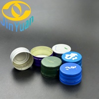 Tapas ROPP de perfil corto de 28x15 mm al por mayor para bebidas carbonatadas y jugos, cierres de aluminio a prueba de manipulaciones