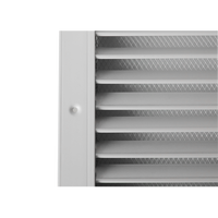 Grille de ventilation d'air de retour en aluminium SA-M01, revêtement poudré, pour plafond et mur, pour systèmes de climatisation centralisée