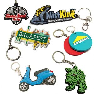 Keychain Wholesale Dinosaur 3D Keychain Custom Pvc Custom Designer Silicone Letter Key Chain Ring Rubber Keychain