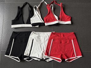 Conjunto Deportivo de 2 Piezas <span class=keywords><strong>para</strong></span> Gimnasio y Fitness, Top Corto con Cuello en V Profundo, Sujetador Deportivo Transpirable, Pantalones Cortos de <span class=keywords><strong>Yoga</strong></span>, Conjunto de <span class=keywords><strong>Yoga</strong></span> <span class=keywords><strong>para</strong></span> <span class=keywords><strong>Principiantes</strong></span> - Product Image 4