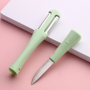 3 in 1 Kitchen Small <b>Fruit</b> Knife <b>Tools</b> Household Multifunctional Dual Head Scraper <b>Fruit</b> Peeler - Product Image 5
