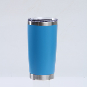 Gobelet isotherme SilverJet en acier inoxydable 20 oz à double paroi avec couvercle pour voiture, bureau, cadeau - Product Image 5