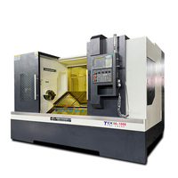 Tour CNC à banc incliné TCK56 de haute précision, axe Y, système GSK/Fanuc, centre de tournage et de fraisage industriel, découpe de métaux