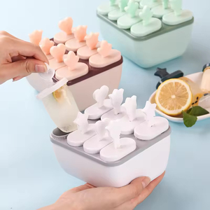 Kem Khuôn Cho Hộ Gia Đình Sử Dụng Làm Popsicles Ice Cream Cubes Tự Chế Trẻ Em Cấp Thực Phẩm Hộp Nước Đá Khuôn - Product Image 1