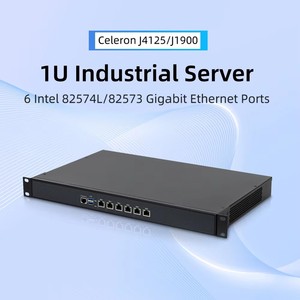 Serveur HelorPC 1U Intel <span class=keywords><strong>Core</strong></span> I5 <span class=keywords><strong>6300U</strong></span> DDR3 RAM 6 RJ45 I211 Gigabit Ethernet LAN Pare-feu Routeur Pfsense Serveur Réseau en Rack - Product Image 3