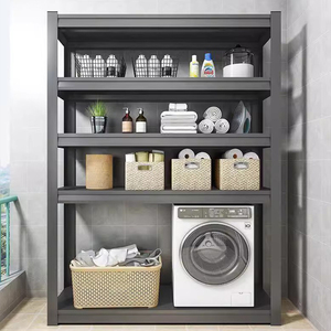 5 lớp thép sắt kim loại thiên thần thép giá Jigong cửa hàng khe cắm góc Kim loại lưu trữ nhà Kệ rãnh góc thép giá - Product Image 5