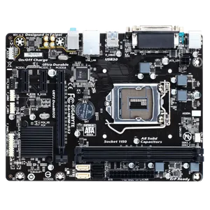 Carte mère H81M-DS2 compatible avec les processeurs Core de 3e et 4e génération, chipset H81, prend en charge la mémoire DDR3, carte mère pour ordinateur - Product Image 1