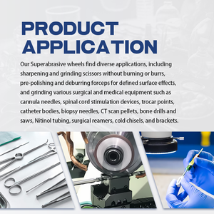 Ruizuan ล้อบดเพชรที่บดเป็นกรดสำหรับข้อ<span class=keywords><strong>เข่า</strong></span>เทียมเครื่องมือทางการแพทย์ออกแบบได้ตามต้องการ - Product Image 5