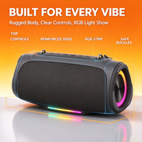 Enceinte de fête 1 Connect 99 RGB avec lumières, étanche IPX7, 12h d'autonomie, basses profondes 60W, idéale pour la plage et les fêtes aquatiques