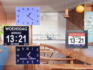 Ưu Điểm Đồng Hồ Lịch Kỹ Thuật Số Tầm Nhìn Siêu Lớn 8 Inch Đồng Hồ Báo Thức Ngày Tháng Không Viết Tắt Đồng Hồ Ngày Khung Ảnh - Product Image 6