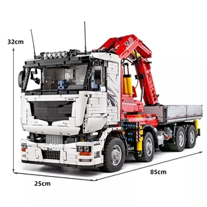 Mould King 19002 Camion Gru Pneumatica Technic con Controllo APP 2.4G, Modello Elettrico Lepin MOC, Set di Costruzioni da 8238 Pezzi - Product Image 5