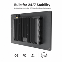 13,3 inch All-in-One Touch PC Computer Open Frame VESA Aluminium Robuuste Gesloten Frontbezel Medische Kwaliteit Tien Vingerbediening