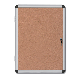 <span class=keywords><strong>Tableau</strong></span> d'affichage <span class=keywords><strong>mural</strong></span> en <span class=keywords><strong>feutre</strong></span> verrouillable pour écoles et usines, avec <span class=keywords><strong>tableau</strong></span> blanc magnétique extérieur combiné, fabriqué par le fabricant - Product Image 1