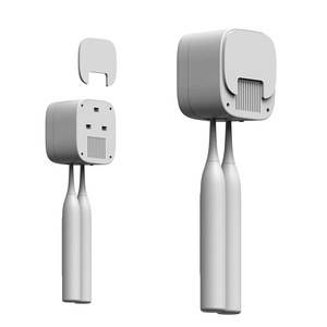 Mini Soporte de Pared para Cepillos de Dientes con Sensor de Movimiento, Limpiador UV Automático, Pantalla LED, 3 en 1, Estante de Almacenamiento Desmontable para el Hogar - Product Image 4