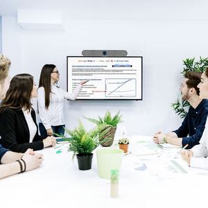 <span class=keywords><strong>Barre</strong></span> vidéo 4K compatible avec la plateforme UC, zoom <span class=keywords><strong>automatique</strong></span> IA, 4 micros pour l'éducation à distance et la collaboration - Product Image 4