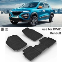 Tapis de sol en TPE personnalisés pour Renault Kwid, doublures intérieures de voiture imperméables, accessoires automobiles toutes saisons, LHD RHD