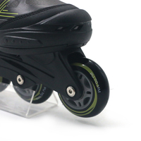 Yijiu – chaussures de patins à roulettes ajustables pour enfants et adultes, vente en gros, PR-22GS1-Green
