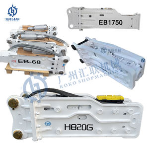 HB20G Top Rock <span class=keywords><strong>Hammer</strong></span> PC200-7 ZX200 DX180 DX220 <span class=keywords><strong>SH200</strong></span> SH210 Disjuntor Hidráulico para 18-21 Toneladas de Peças de Escavadeira - Product Image 4