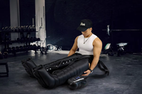 Appareil de massage par compression d'air rechargeable à 12 chambres VU pour une circulation corporelle optimale et une récupération plus rapide.