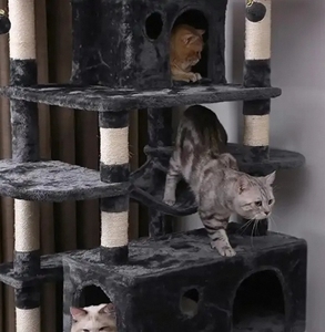 Gãi bài viết đứng Nhà Chung cư vui mèo con đồ nội thất đa cấp trung tâm hoạt động mèo cây tháp leo khung cho trong nhà - Product Image 6