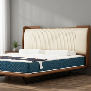 Mobilier de maison moderne et luxueux pour chambre à coucher tête de lit souple cadre en bois massif lit rembourré ensemble chambre d'hôtel de taille Queen King Size - Product Image 3