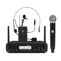 Système de Microphone Sans Fil Dynamique Professionnel Universel GLXD4 avec Microphone à Main Kit Micro de Studio GLXD4 Beta58a