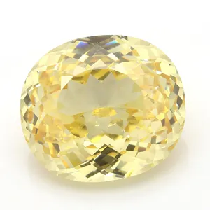 Piedra de circonia cúbica sintética de laboratorio, gemas sueltas de piedras preciosas, diamante para joyería, corte especial AAA
