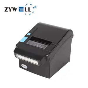 ZYWELL printer pos 80mm, printer dengan detektor uang, printer penerimaan termal tanpa tinta