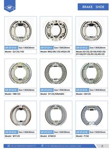 Benma AKT125 <span class=keywords><strong>EVO</strong></span> GS125 TS125 ganascia freno moto fodera per GN125 GS125 125cc moto Pastillas De Frenos - Product Image 6